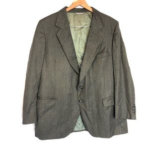 Groshire 44R Gray 2 button lined blazer vintage